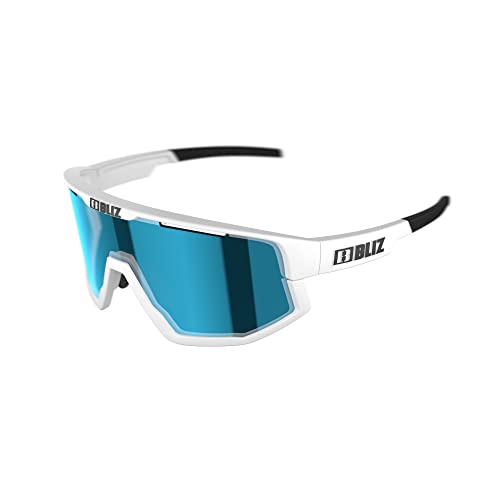Bliz Damen, Herren Sonnenbrille Vision matt White-Smoke with Blue Multi Einheitsgröße
