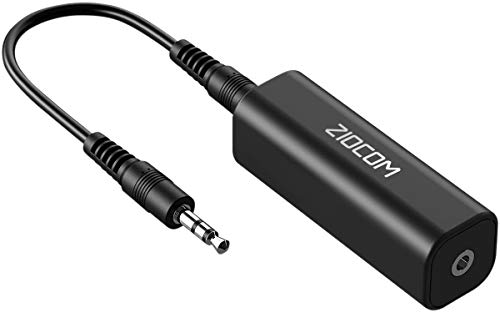 ZIOCOM Entstörfilter, Ground Loop Isolator für Heim Stereo System/Bluetooth-Lautsprecher, Audio Filter mit 3.5 mm Audiokabel, Audio Isolator, Filter Noise, Entstörfilter Klinke