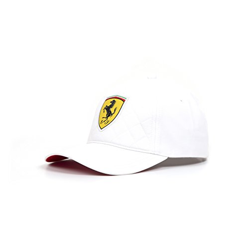 BRANDED Men's Cap with a Visor, White, One Size