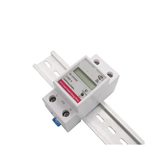 WiFi Smart Energy Monitor Switch Meter Smart Power Energiezähler Verbrauch KWh Voltmeter 90-250 V DIN-Schienen-Fernbedienungsschalter Smart Life Tuya Home Digitale Anzeige mit hoher Präzision