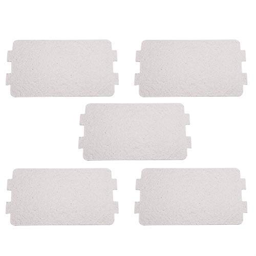 5pcs Glimmerblatt, Mikrowelle Reparatur Teil Glimmerplatten Blätter Mikrowelle Glimmerplatte Blatt Ersatz Reparaturzubehör für Mikrowelle