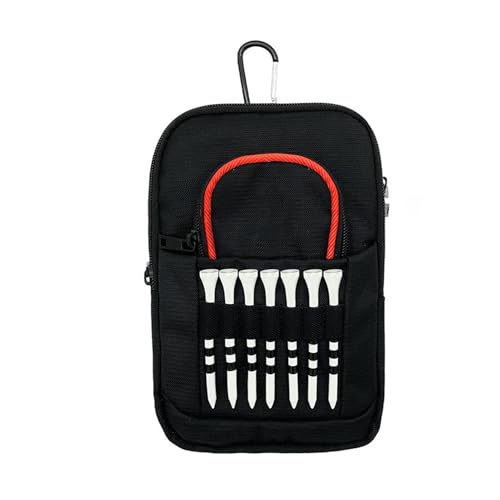 Golftee-Tasche – Golftaschen-Organizer, Golf-Wertsachen-Beutel, Golfzubehör-Halter, Golfball-Tasche, Golf-Tee-Organizer-Tasche, Golfschläger-Tasche, Zubehör, für Männer und Frauen