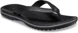 Crocs Crocband Flip, Unisex Adult Flipflop, Black/Slate Grey,