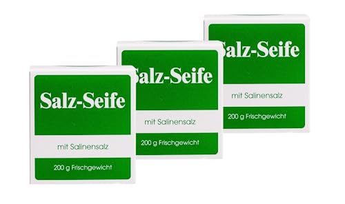 Saunabedarf Schneider - Salz-Seife, Salinen-Salzseife, 3-er Set