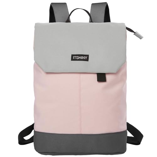 ITSHINY Rucksack Damen, Daypack Rucksack Damen Wasserdicht mit Laptopfach 15,6 Zoll & Anti Diebstahl Tasche für Ausflüge Uni, Schule u. Büro - 16L