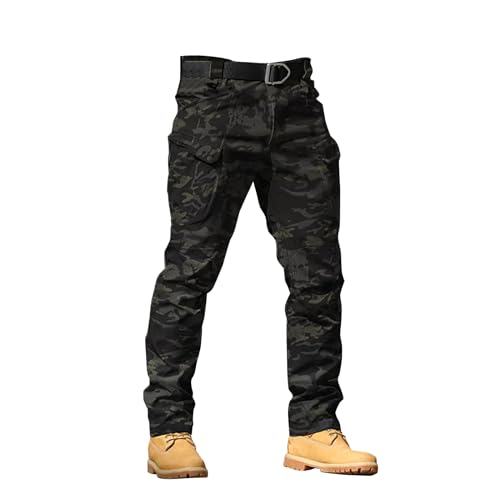 Generisch Arbeitshosen Cargohose Herren Baggy Jeans Herren Wanderhose Herren Arbeitshose Herren Jeans Outdoor Hosen Herren Cargo Hose Army Combat Hose Cargohose Herren Vintage Militär Tactical Hosen