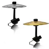 2 Stück Car Crash Cymbal, Auto-Trommel-Lüftungsschlitz, Car Cymbals Air Vent, Eisen-Auto-Entlüftungsdekoration, lustiges Musikinstrument-Zubehör für Schlagzeuger, Musikliebhaber (Multiple)