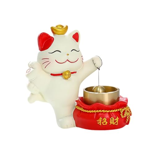 Fenteer Lucky Cat Door Bell Wind Chime süße Türklingelhängeverzierung für Toreingangshauswarming -Geschenkgeschäfte mit einfacher Versammlung, Style A