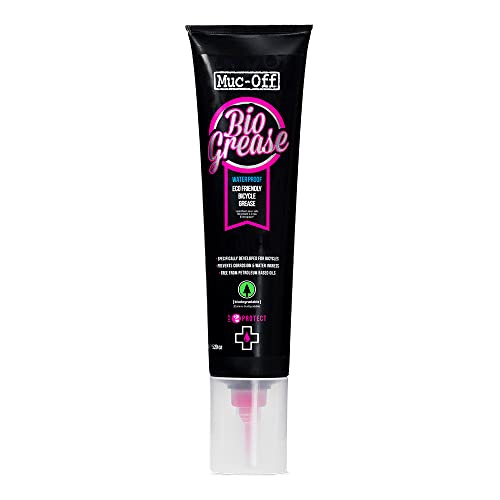 Muc Off Bio Grease, 150 g - Wasserabweisendes, Biologisch Abbaubares Sprühfett - Fahrrad Schmierfett für die Fahrradmontage - Reduziert die Reibung Beweglicher Teile