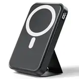 Powerbank für Magsafe, Magnetische Power Bank 12000mAh, PD 22.5W Schnellladung Kabellose Powerbank mit USB-C-Eingänge&Ausgang und LED-Display für iPhone 16/15/14/13/12/Pro/Pro Max Serie.
