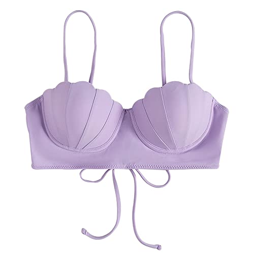 T Shirt Herren Set Riemchen-Muschel-Bikinioberteil -Badeoberteile Push-Up-Badeanzug-Oberteile für Frauen mit Bügel-Badeanzug-Oberteilen Tank Top Selbst Gestalten