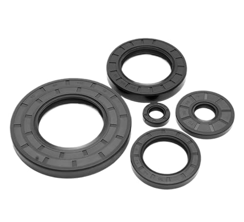 Butan-Gummi-Skelett Ölversiegelung Öldichtung, Skelett-Öldichtung aus Nitrilkautschuk 10er-Pack(11mm x 21mm x 7mm)