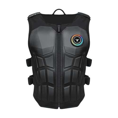 bHaptics TactSuit Pro, Haptische Weste mit 32 Motoren, 13,5 Stunden Spielzeit, 66-127 cm, Schwarz