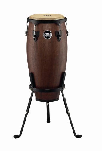 Meinl Percussion Headliner Designer Conga - Mittelgroße Handtrommel - Mit Büffelfell - Durchmesser 11 Zoll - Siam Eiche, Dunkelbraun (HC11VWB-M)