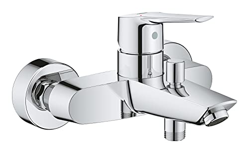 GROHE Start - Einhand-Wannenarmatur (DN 15, Wandmontage, langlebige Oberfläche), chrom, 24206002, Aufputz