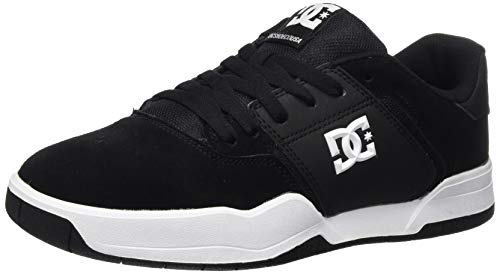 DC Shoes Herren Central Skateboardschuhe, Black White, 45 EU