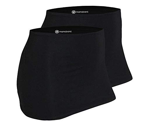 mama band - Nierenwärmer DOPPELPACK zum Warmhalten des Nieren- und Hüftbereichs | Shirtverlängerung.
