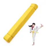 Ruayia Karate Gürtel Judo Belt Gürtel Gelb, Judo Stoff Kampfsport Gürtel dickem Kampfkunst Karate Baumwolle Kinder, Taekwondo Gürtel Aikido Belt Erwachsene - Gelb
