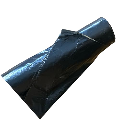 Quailitas Müllbeutel, 300 l, extra große Müllbeutel, Mehrzweck-Müllbeutel, langlebig, schwarze Müllsäcke, Heimpflege, 1 Stück