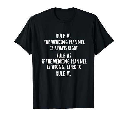 Hochzeitsplaner Job Braut Hochzeitsplanung Veranstaltungsberater T-Shirt