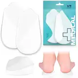 SULPO Fersenkissen O/X-Bein, Orthopädische Einlegesohlen Damen, Herren - Fersenkeil Pronation, Supination - Ferseneinlagen - Schuheinlagen Orthopädisch - Silikonkissen Einlagen Schuhe