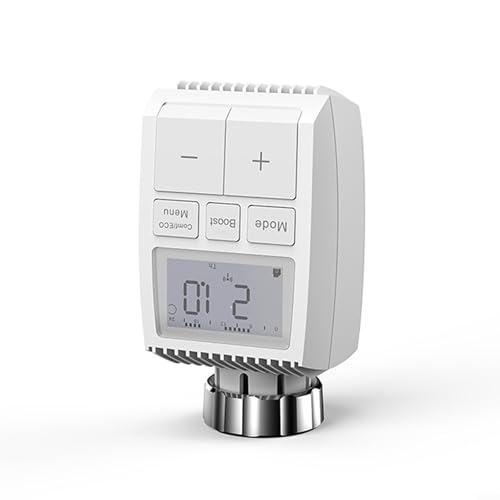 CNANRNANC Smart Home Heizkörperthermostat, IP20 digitaler Thermostat Heizung, Heizungsthermostat, Steuerung per App, -10℃~40℃, einfache Installation