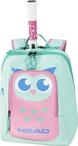 HEAD Unisex-Youth Kids Tour Backpack 14L Owl Tennistasche, Teal