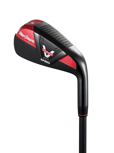 MACGREGOR Herren V-max Speed Golfschläger, Leicht, Regulär, Flexibel, Driving Iron Driver, rot, Einheitsgröße