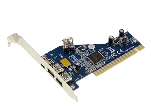 KALEA-INFORMATIQUE PCI auf FireWire 400 IEEE1394a 3-Port Controller-Karte mit TI TSB43AB23 Chipsatz.