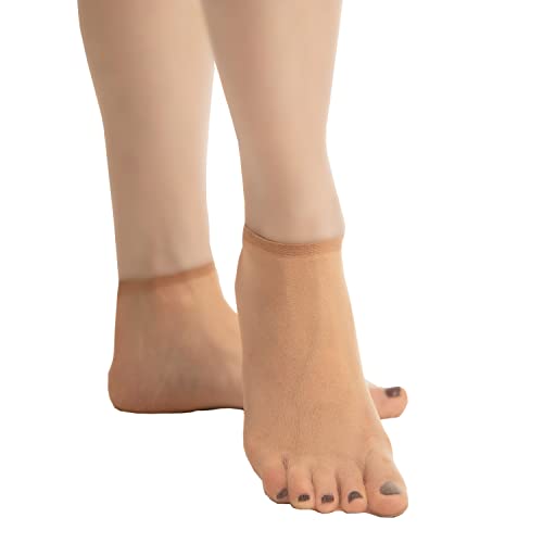 Pedsox, 100 Stück Einweg-Hygienesocken zum Testen von Schuhen, Unisex, Einheitsgröße, Nude