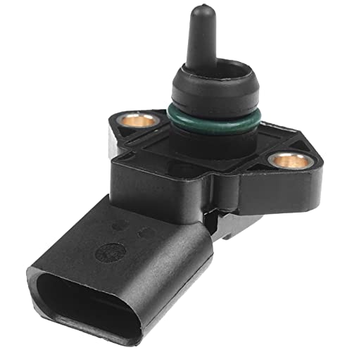 Frankberg Saugrohrdruck Sensor 4-Polig für B-o-r-a Caddy II Golf IV LT 28 Lupo New Beetle P-a-s-s-a-t Polo S-h-a-r-a-n 1.4L-2.8L 1996-2010 038906051