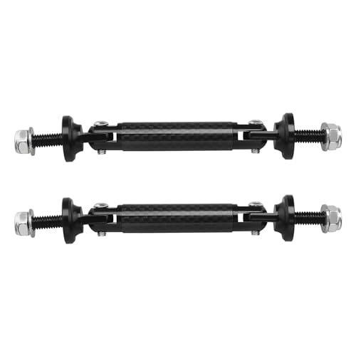 YINETTECH 2 Stück 45 mm verstellbare Stoßstange vorne / hinten Stoßstange Lippe Splitter Strebe Stange Stützstangen Befestigung der Karosserieteile Auto Frontstoßstange feste Halterung