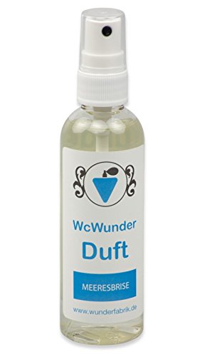 WcWunder Toilettenduft, Toilettenparfüm, Geruchsblocker WC Pure 100ml PET-Flasche Meeresbrise