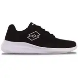 Lotto Unisex Connect Sneaker, Black/White, 46 EU