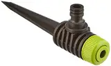 Xclou Gartensprenger – Sprühregner auf Erdspieß – Sprinkler für Garten und Rasen – Kreisregner für Sprinklersystem zur Bewässerung mit Sprinkleranlage, 19x3,6x3.6 cm