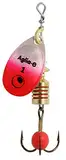 Cuiller Tournante A Palette Ovale - Mepps Aglia E Brite N°1-3,5G - Argent Rouge