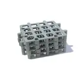 CURTA Kunststoffböden (Pack of 4) Hygienisches Kunststoffregal zur Aufbewahrung von Lebensmitteln Rack/Base,Tragfähigkeit 100kg für Küche Lagerraum Balkon Grey Ladungsträger Boden
