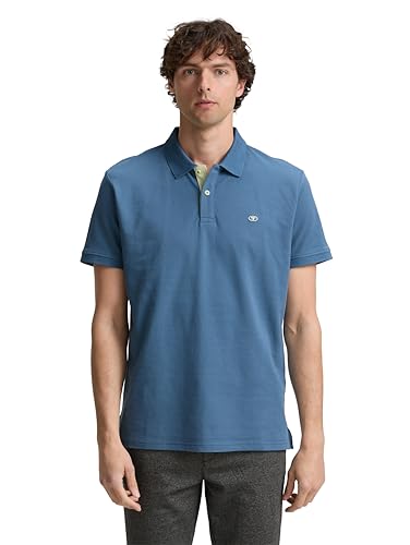 TOM TAILOR Herren 1031006 Poloshirt, 36985 - Mystical Blue, L