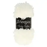 Scheepjes - Scheepjes Furry Tales 970 Schnee Weiss Garn - 1x100g