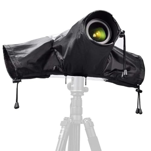 Kamera Regenschutzhülle,Regenschutz Kamera Canon,wasserdichte Kamera-Regenhülle,Mit Transparentem Sichtfenster Faltbar Für Nikon Canon Sony Digitale Kamera DSLR-Kameras,Schutz Vor Schnee Und Staub