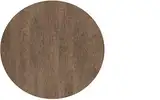 serladur / Wermodin Tischplatte Dekor Rustik Dark Oak 80 cm rund, wetterfest für Garten, Terrasse, Balkon in Gastronomiequalität Ersatztischplatte Bistro Tisch Werzalitverfahren