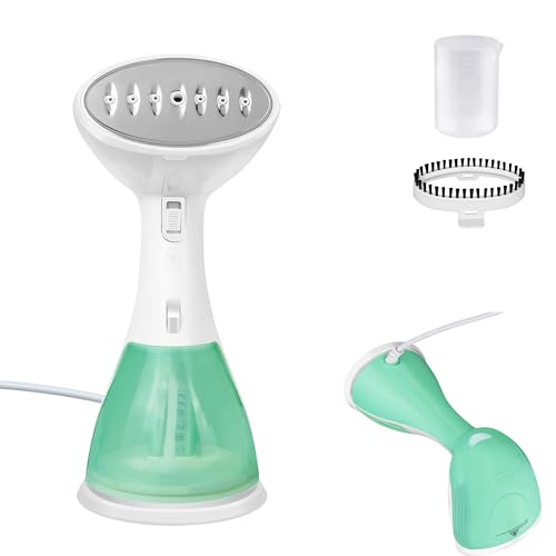 Steamer für Kleidung 2000W, Schnelles Aufheizen Hand Kleidung Garment Steamer, Portable Tragbarer Steamer Dampfglätter Plancha de Ropa a Vapor mit 300ml Wassertank für die Reinigung