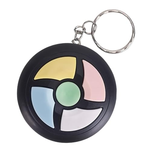 EHJRE Memory Spielautomat, Trainingsspielzeug, Mini Videospielautomat, Schlüsselanhänger, Entwicklungsanhänger für Geburtstagsgeschenke für Mädchen, Jungen, Schwarz