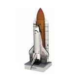 ZEZEFUFU Papier 1:150 Space Shuttle Atlantis Handmade Space Rakete Kreuzfahrtschiff Modell Set DIY Modell Dekoration (Unmontierter Kit)