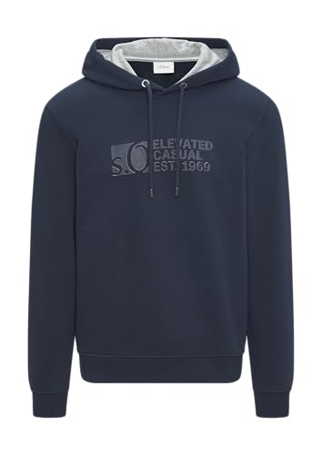 s.Oliver Hoodie mit Logo-Print Navy L