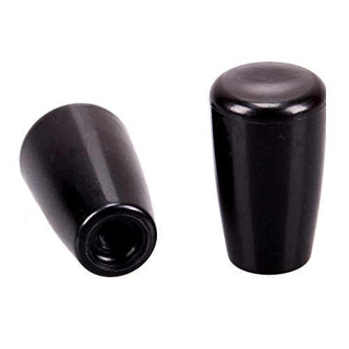 TRUCK DUCK® Universal Ersatz Knauf Kegelgriff 42mm mit M8 Innengewinde Kunststoff Kugel Kegel Schraub Griff rund Hebel Schalter KFZ LKW
