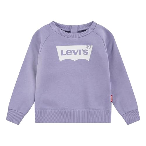 Levi's Baby-Mädchen Lvg Key Item Logo Crew Sweatshirt, Heirloom Lilac, 12 Monate