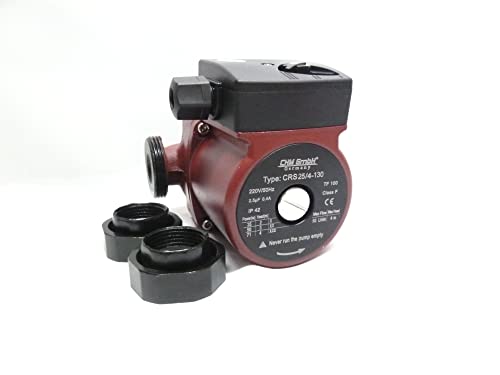 CHM GmbH® Umwälzpumpe 25-40/130 Heizungspumpe Zirkulationspumpe Effizienzpumpe 50l/min Förderhöhe 4m