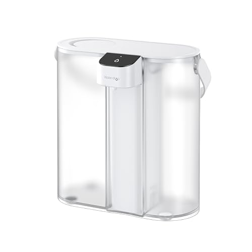 Waterdrop Eletric Wasserfilter Krug für Kühlschrank mit 3 Monate Filter, Countertop Wasserfilter System, Reduziert Chlor, Blei, Quecksilber, PFAS,PFOA/PFOS Reduzieren, 757 Liter, Weiß