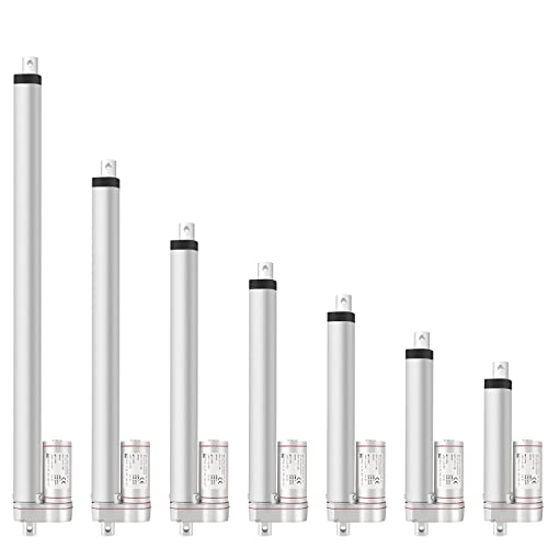 Randaco 1500N Linear Actuator, 50/100/150/200/250/300/400 MM Linearantrieb Linearmotor Verstellantrieb DC12V-Motor, Lineartechnik-Aktuatoren für Elektrisch Motor DIY Auto Möbel Lifting Sofa (50MM)
